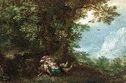 unknow artist, Extensive Wooded Landscape with Cephalus and Procris